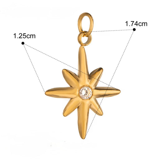 North Star charm - small