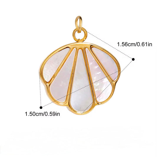 Mother of pearl shell charm