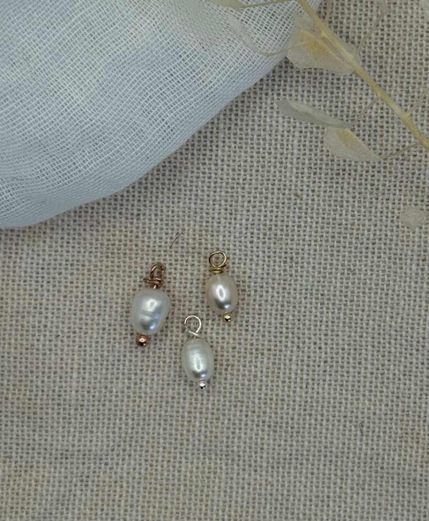 Small pearl charm