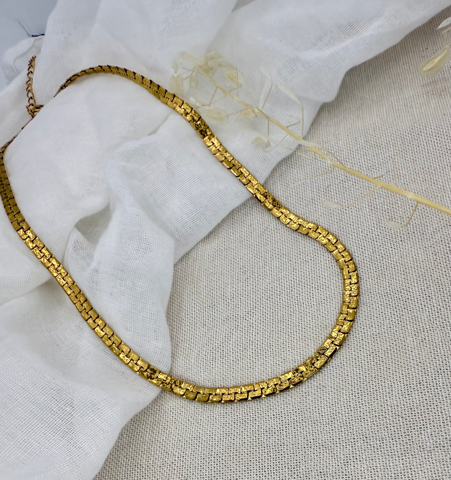 Phoebe herringbone necklace