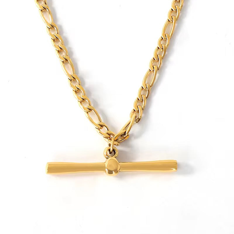 Amalie T-bar necklace