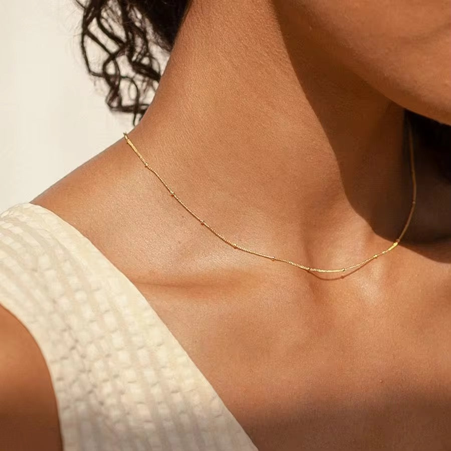 Jayda satellite necklace